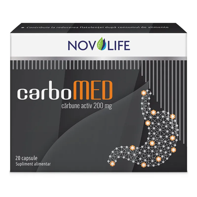 carboMED, 20 capsule, Novolife