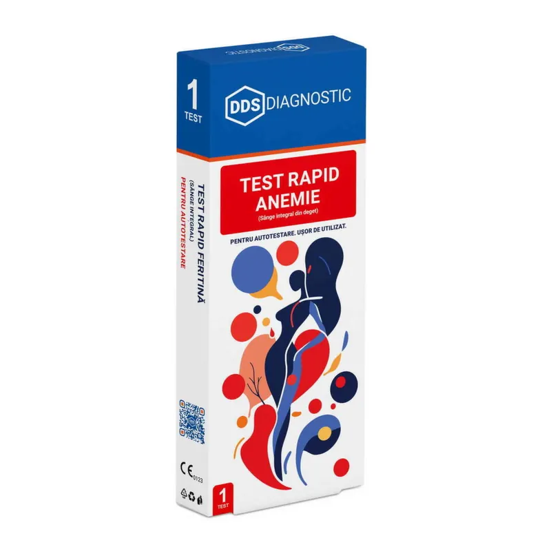 DDS TEST RAPID FERITINA ( SANGE INTEGRAL), AUTOTESTARE 1 TEST/KIT