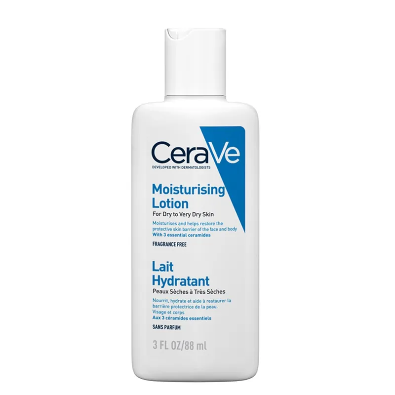 Lotiune hidratanta pentru piele uscata si foarte uscata Travel Size, 88 ml, CeraVe