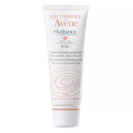 Crema hidratanta pentru ten uscat si foarte uscat SPF 30 Hydrance Riche UV, 40 ml, Avene