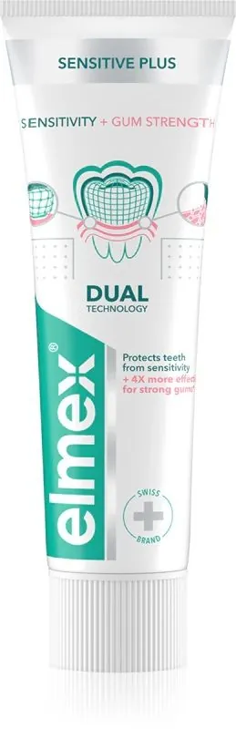 Pasta de dinti Sensitive Plus Sensitivity+Gum, 75 ml, Elmex