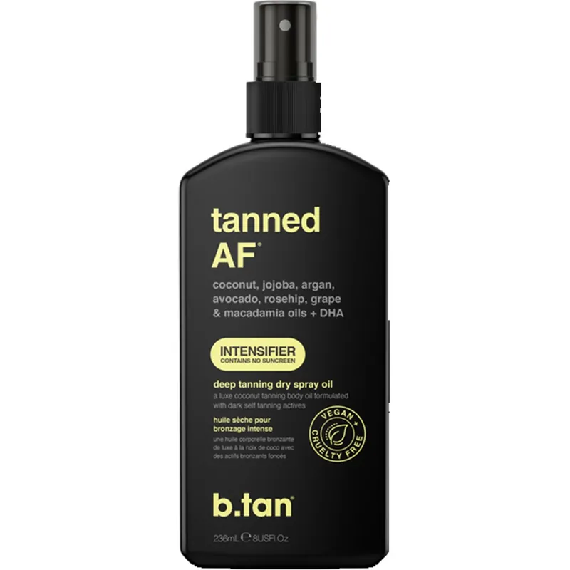Ulei de corp pentru plaja Tanned AF, 237 ml, B.tan