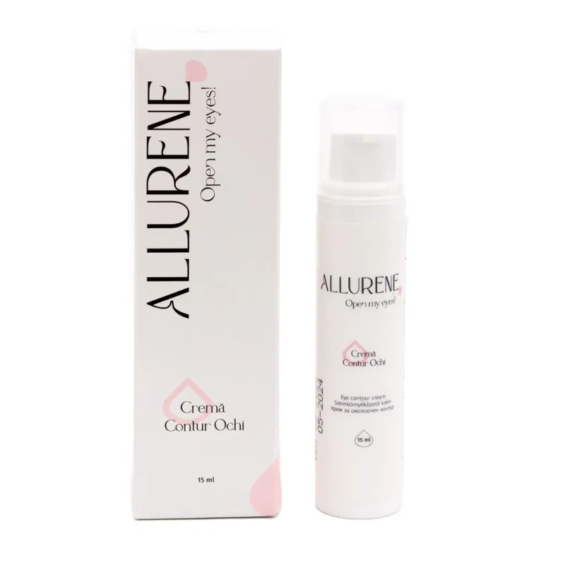 Crema contur ochi Open my eyes, 15 ml, Allurene