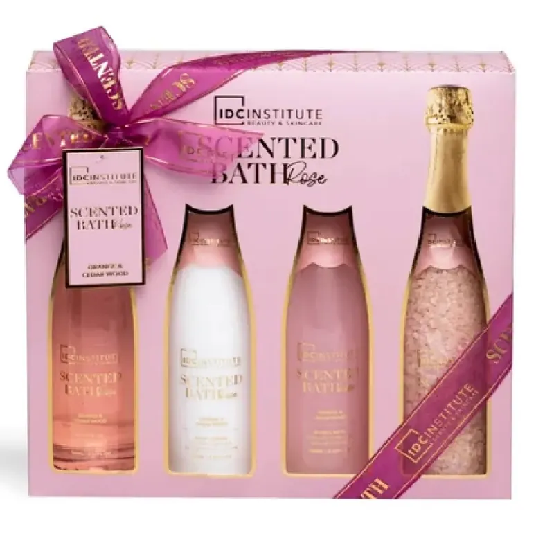 Set sampanie Scented Bath Rose, IDC Institute