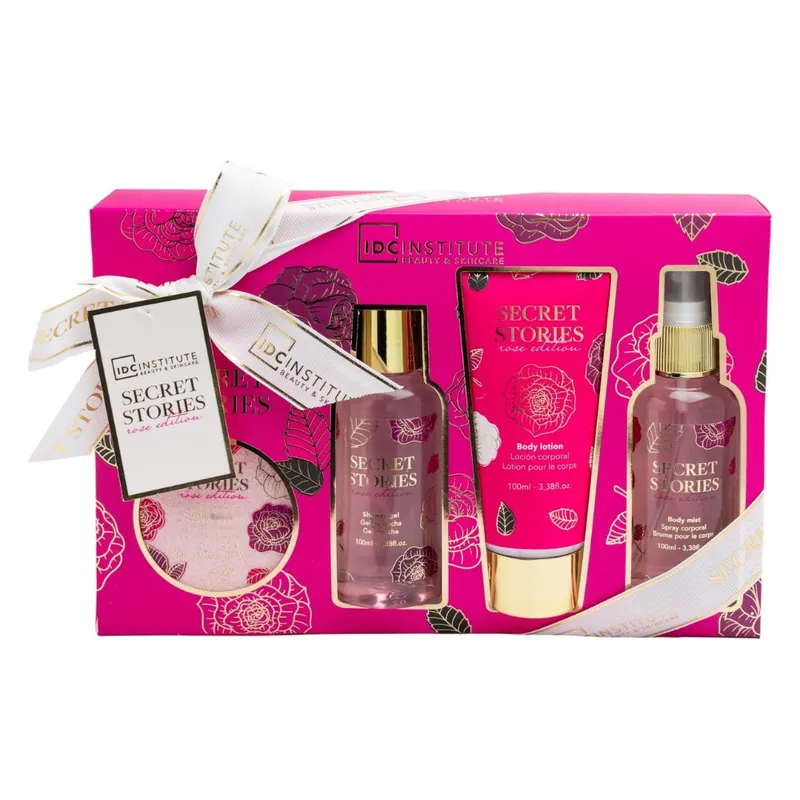 Set cutie medie Secret Stories Rose, 4 bucati, IDC Institute