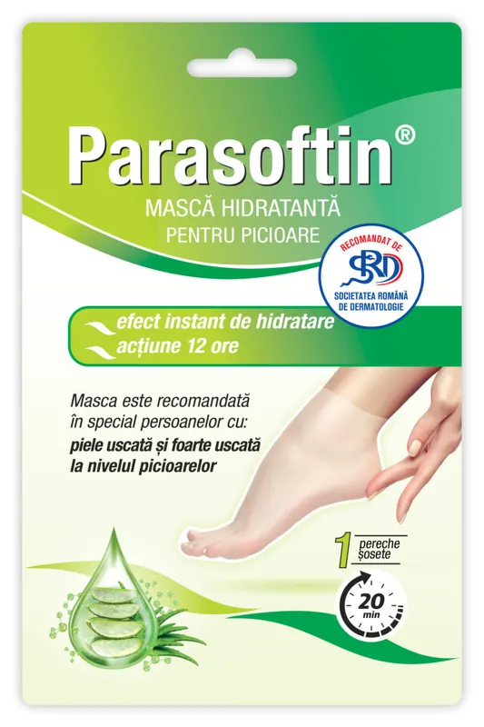 ZDROVIT PARASOFTIN MASCA HIDRATANTA PENTRU PICIOARE 1BUCATA