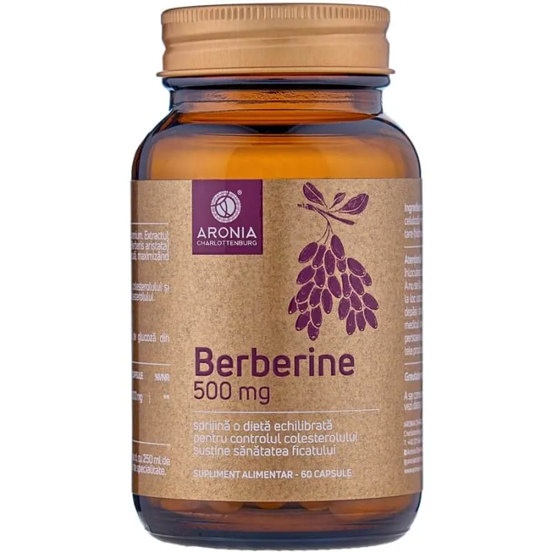 Berberine 500 mg, 60 capsule, Aronia Charlottenburg