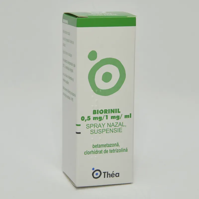 Biorinil, 0,5 mg/1 mg/ ml spray nazal, suspensie, 10 ml, Thea