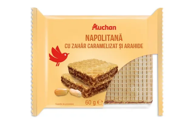 Auchan Napolitana Alune Buzz 50g