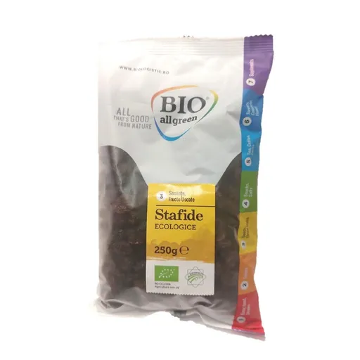Bio All Green All Green Stafide Bio 250g