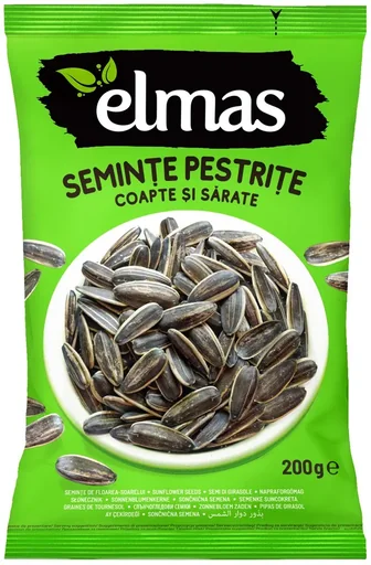 Elmas Seminte Floarea Soarelui Pestrite XXL 200g