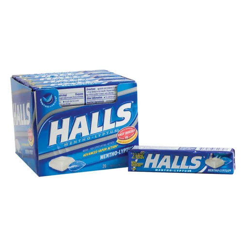 Halls Guma Mestecat Mentol Coacaze 14g