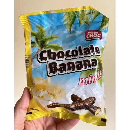 Mister Choc Spuma Zahar Banana