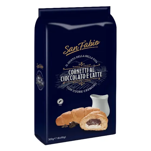 San Fabio Fabio Croissant Cr Lapte Cioc 6x50g