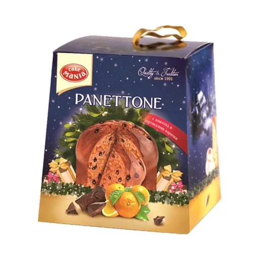 Cake Mania Mania Panettone Ciocolata Portocale 500g