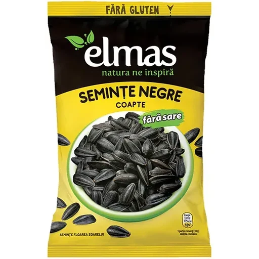 Elmas Seminte Prajite Floarea Soarelui Negre 40g