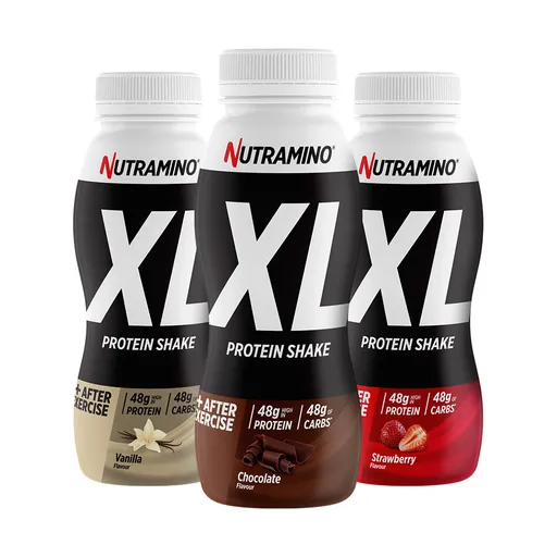 Nutramino XL Shake Proteic Capsuni 475ml