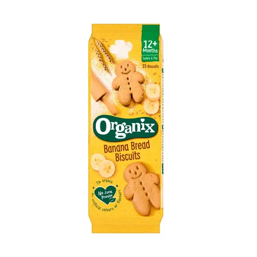 Organix Biscuiti Bio Luni Banana 135g