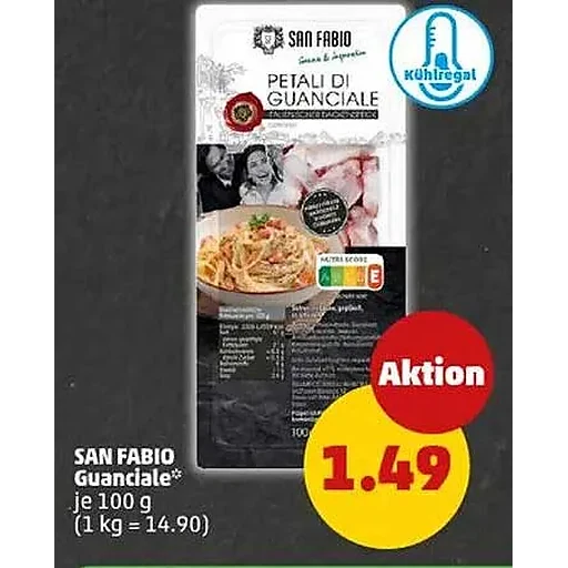 San Fabio Fabio Guanciale Cuburi 120g