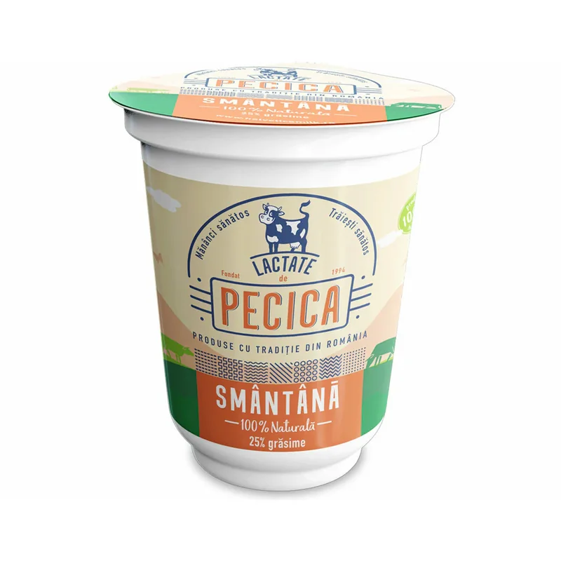 Lactate Pecica Pecica Smantana Grasime 25%