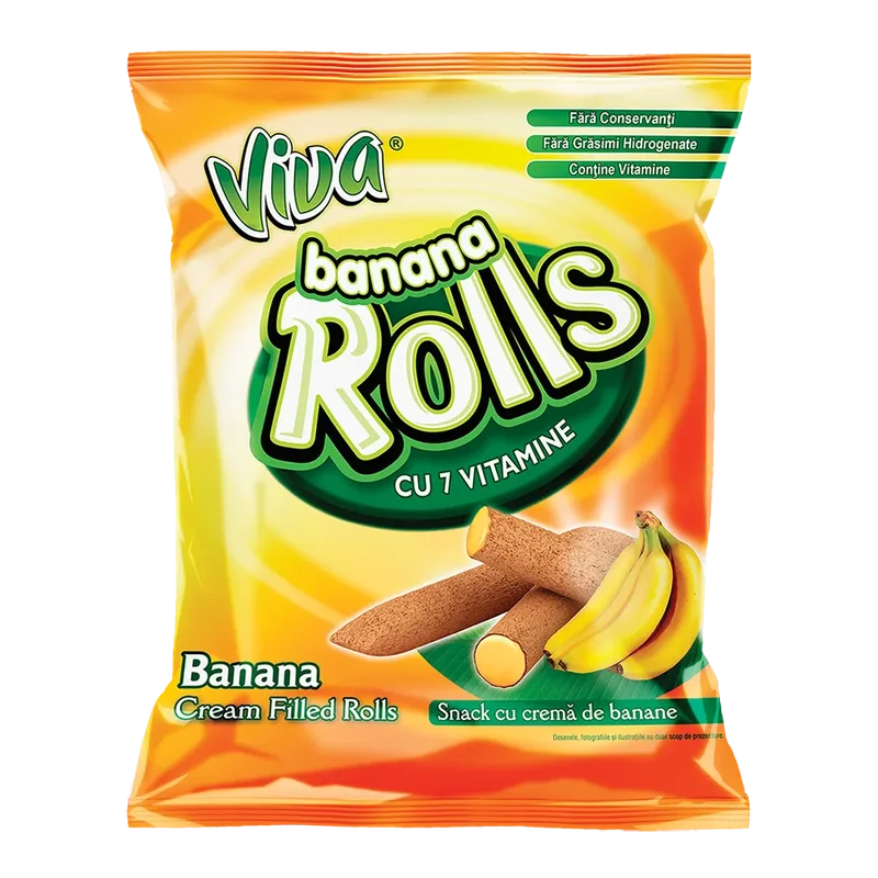 Viva Snack Banana Glz Cioco 70g