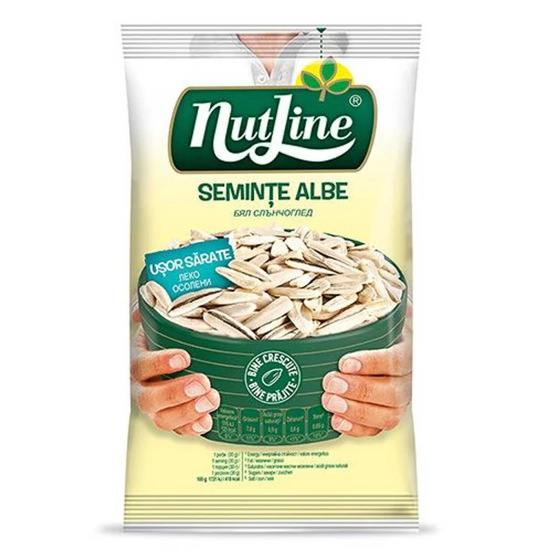 Nutline Seminte Albe Extra Sarate Prajite 100g