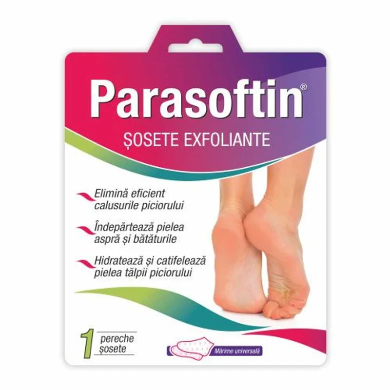 Parasoftin Sosete Exfoliante 1 Pereche