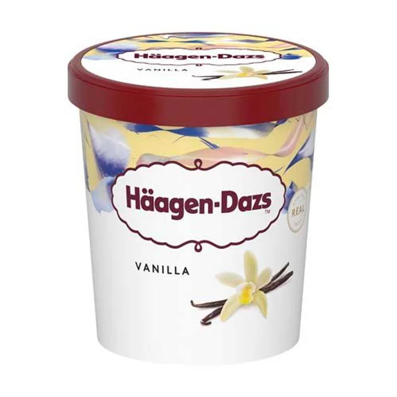 Haagen dazs Inghetata Frisca Vanilie Nuci Macadamia 460ml