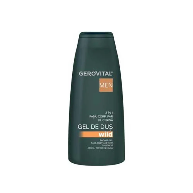 Gerovital Gel Dus Wild 3in1 Barbati 400ml