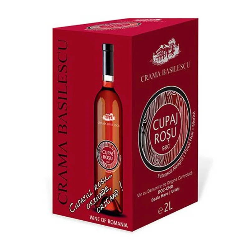 Basilescu Cr Cupaj Rosu Sec Bib 14% 2000ml