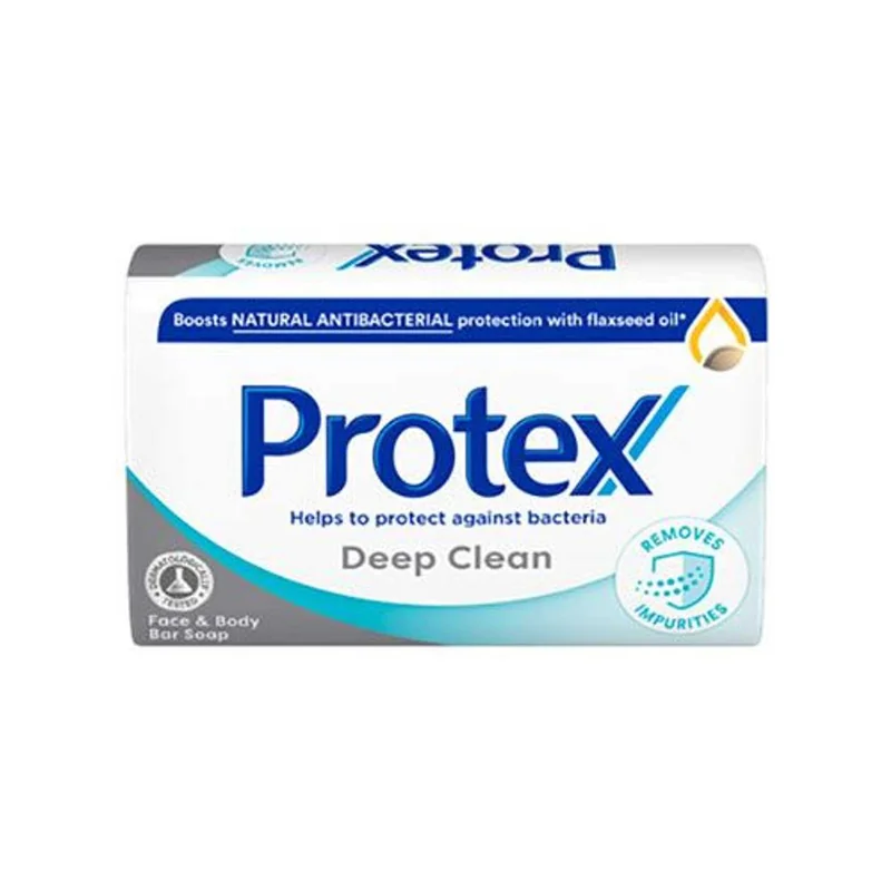 Protex Sapun Solid Deep Clean Antibacterian Natural 90g