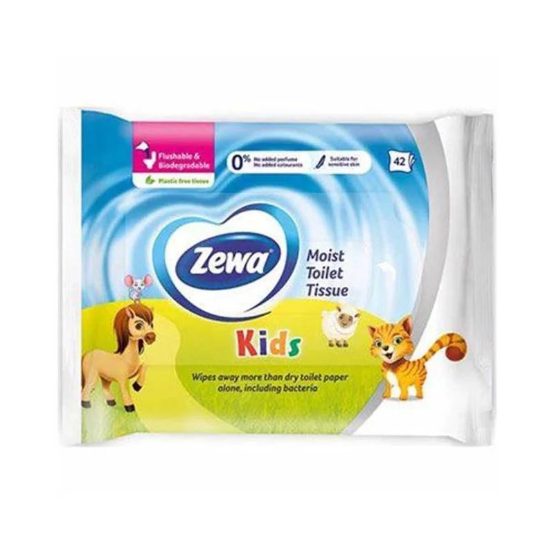 Zewa Kids Hartie Igienica Umeda Camomile Natural 42buc