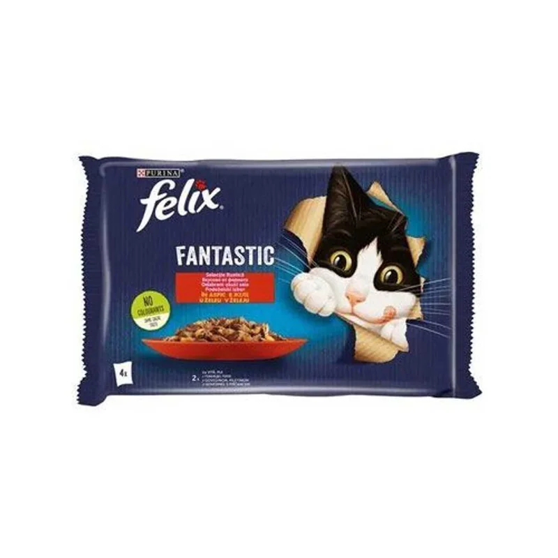 felix Junior Fantstic Pui Pasare 4x85g