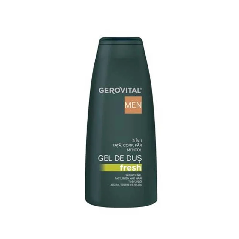 Gerovital Gel Dus Fresh 3in1 Barbati 400ml