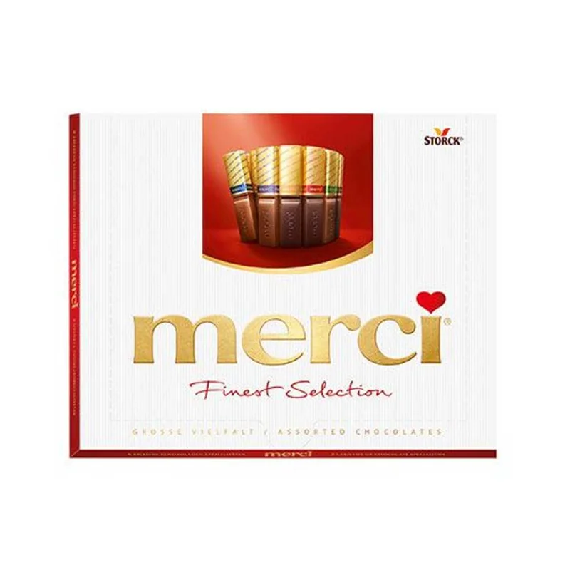 Merci Ciocolata Rosu Asortata 250g