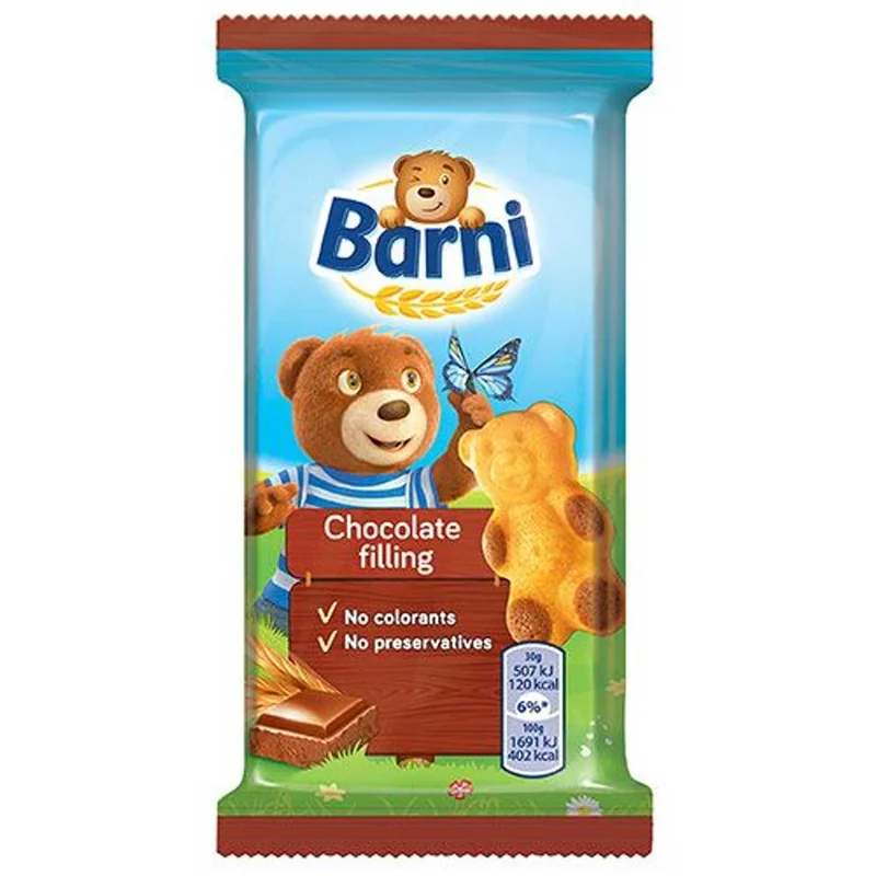 Barni Prajitura Ciocolata Cream Umplutura 30g