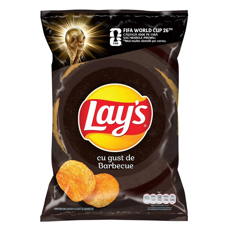 Lay's Chips Cartofi Gust Barbecue Bbq 125g