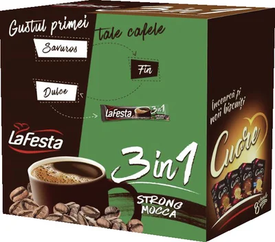 La Festa 3 Cafea Instant Strong Mocca 24x15.6g
