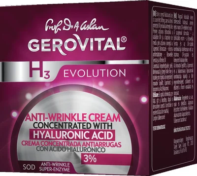 GEROVITAL H3 Evolution Cream Antirid Acid Hialuronic Concentrata 50ml