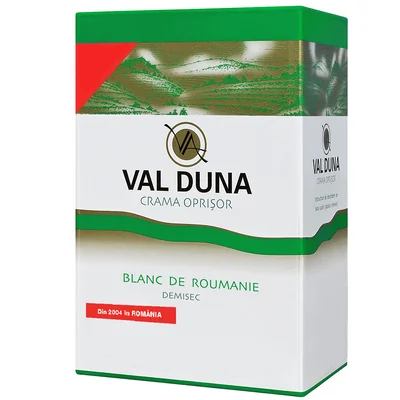 Val Duna Duna Vin Blanc Roumanie Demisec Bib 3000ml