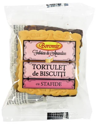 Boromir Tortulet Biscuiti Stafide 50g