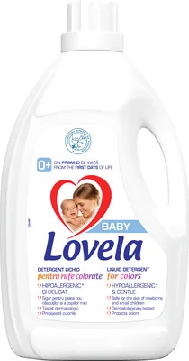 LOVELA Baby Detergent Lichid Rufe Colorate 32spalari Bebe Spalari 2900ml