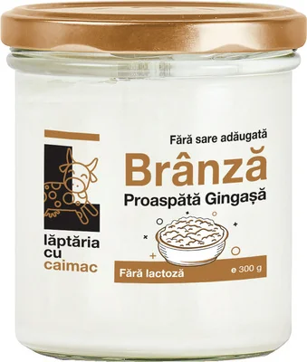 LAPTARIA CU CAIMAC Caimac Branza Pr Gingasa Lact 1% 300g