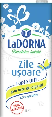 LADORNA Zile Usoare Lapte Uht Lactoza 1.5% 1000ml