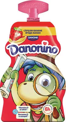 Danonino Iaurt Baut Capsuni Banana 70g