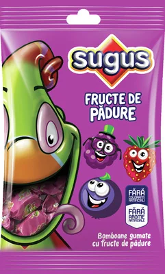 SUGUS Bomboane Gumate Fructe Padure Moi 80g