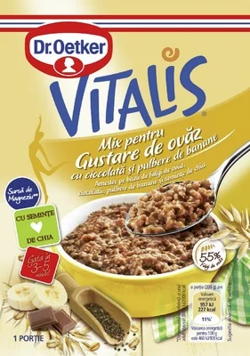 Dr. Oetker Vitalis Gustare Ovaz Ciocolata Banana 58g