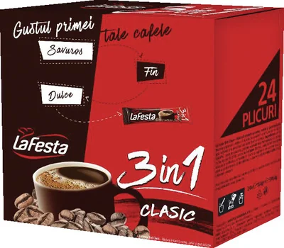 LA FESTA 3 Cafea Instant Clasic 24x15.6g
