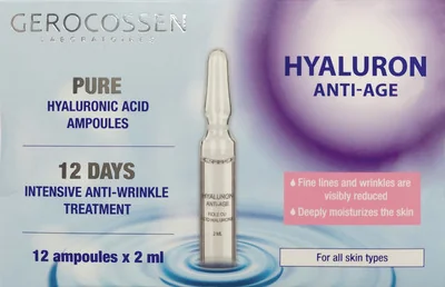GEROCOSSEN Hyaluron Fiole Acid Hialuronic Set 12buc