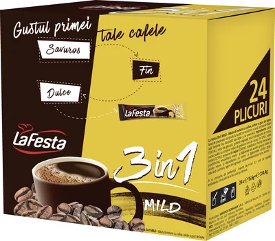 LA FESTA 3 Cafea Instant Mild 24x15.6g